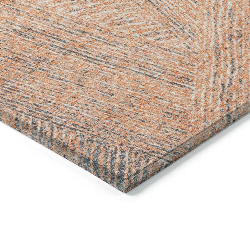 Chayden ACN991 1'8" x 2'6" Machine Washable Gray Indoor/Outdoor Area Rug