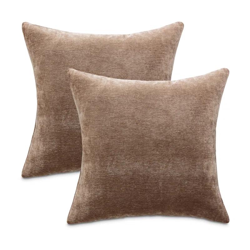 Michael Amini The Smith Feather Reversible Throw Pillow (Set of 2)