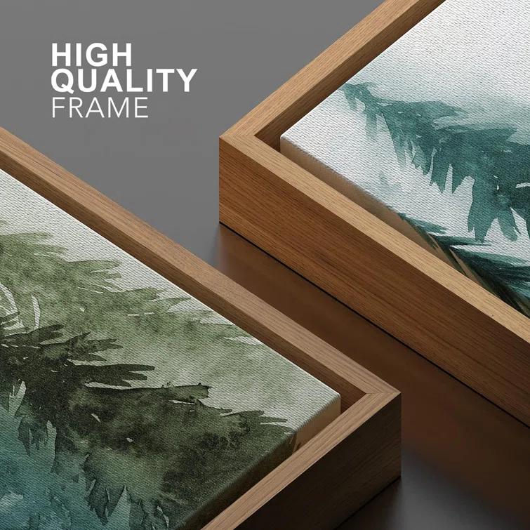 IDEA4WALL Woodland Forest Landscape " Green Pine Tree Forest "