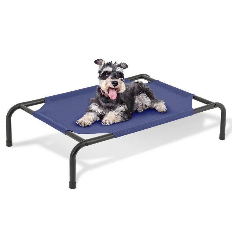 Tucker Murphy Pet™ Cooling Elevated Dog Bed, Portable Raised Pet Cot with Breathable Fabric and Alloy Steel Frame