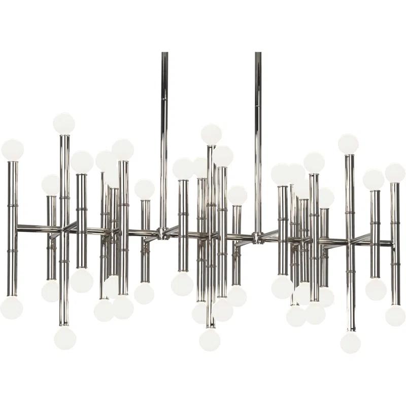 Jonathan Adler Meurice 42 - Light Dimmable Modern Linear Chandelier