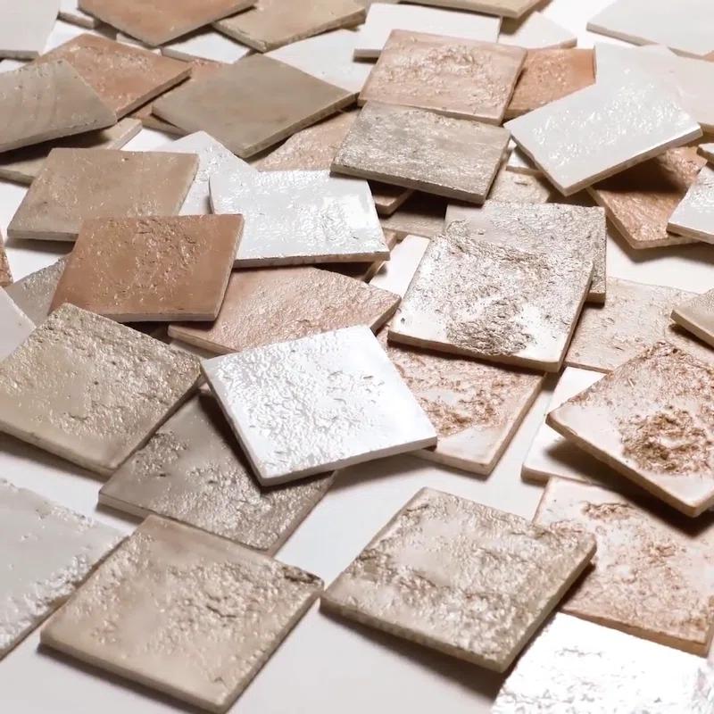 Bond Tile Vario 5.11 In. X 5.11 In. Textured Glossy Ceramic Wall Tile (6.09 Sq. Ft. / Case)