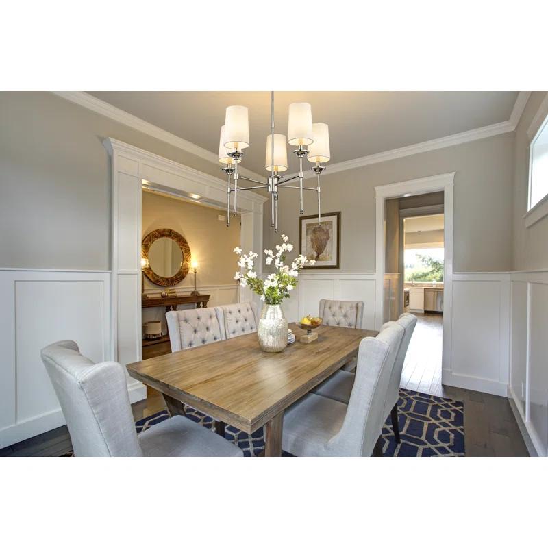 Hayse 5 - Light Dimmable Classic / Traditional Chandelier