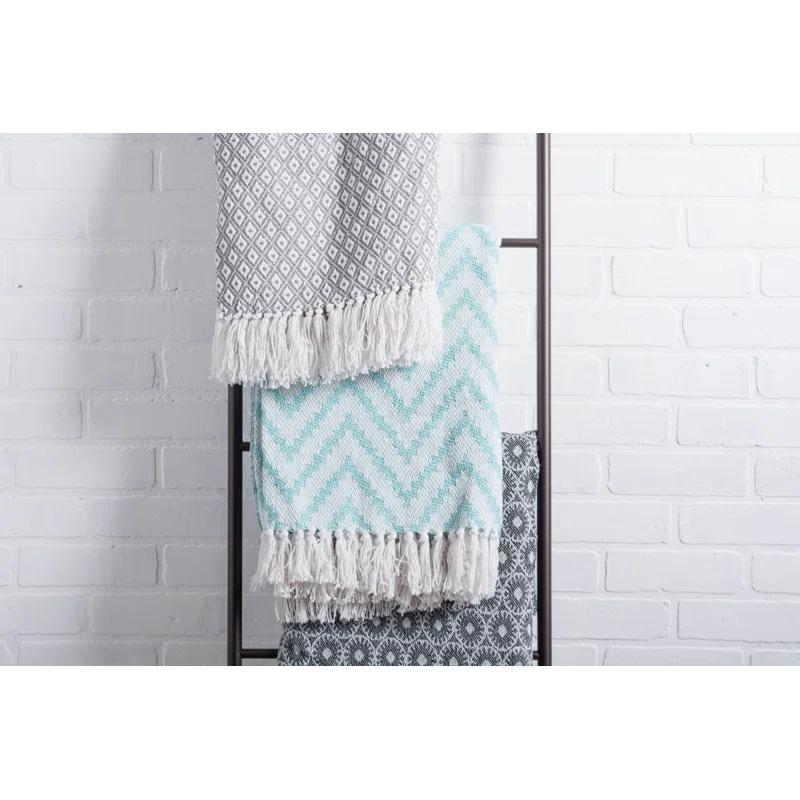 Design Imports Hand Woven Throw Blanket