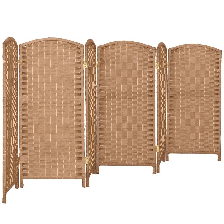 Red Barrel Studio® Short Diamond Weave Folding Screen