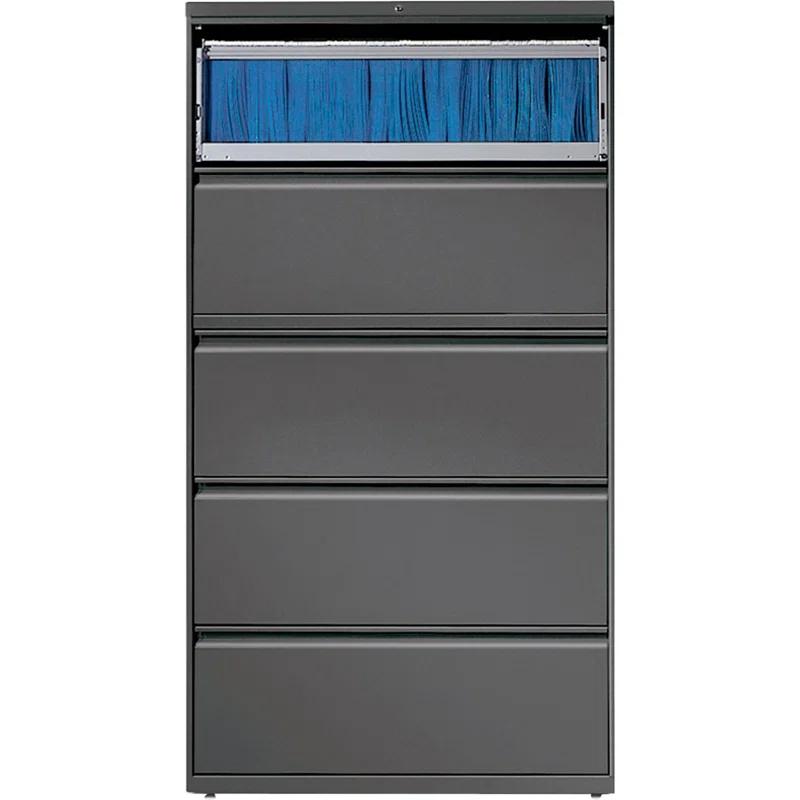 Inbox Zero Pabel 36'' Wide 5 -Drawer Steel File Cabinet