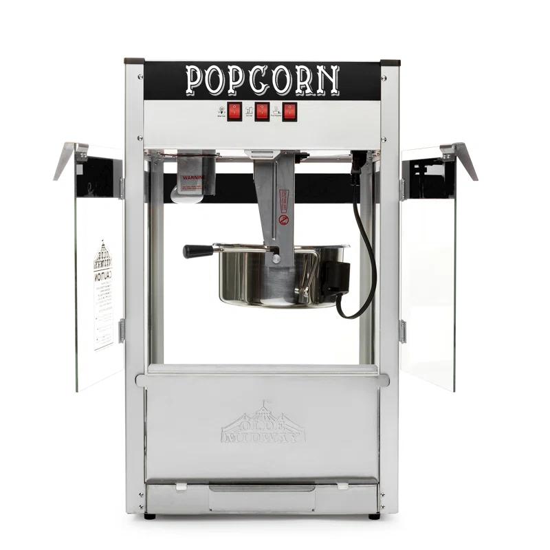 Olde Midway Olde Midway Tabletop Popcorn Machine, Popcorn Machine Stand / Cart
