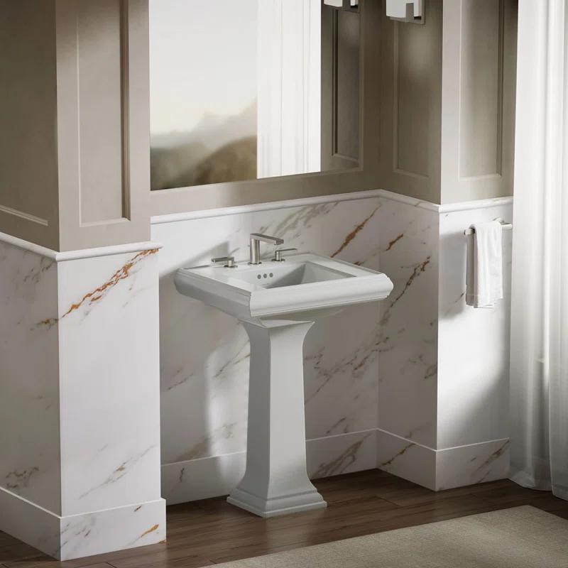 Memoirs®Pedestal Tall Bathroom Sink with Overflow