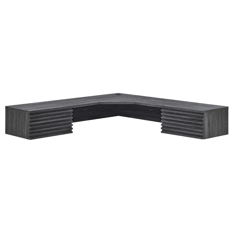 Modway Render Wall Mount Corner Office Desk