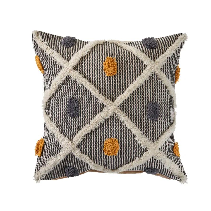 Rajani Home Throw Pillow Geometric Throw Pillow