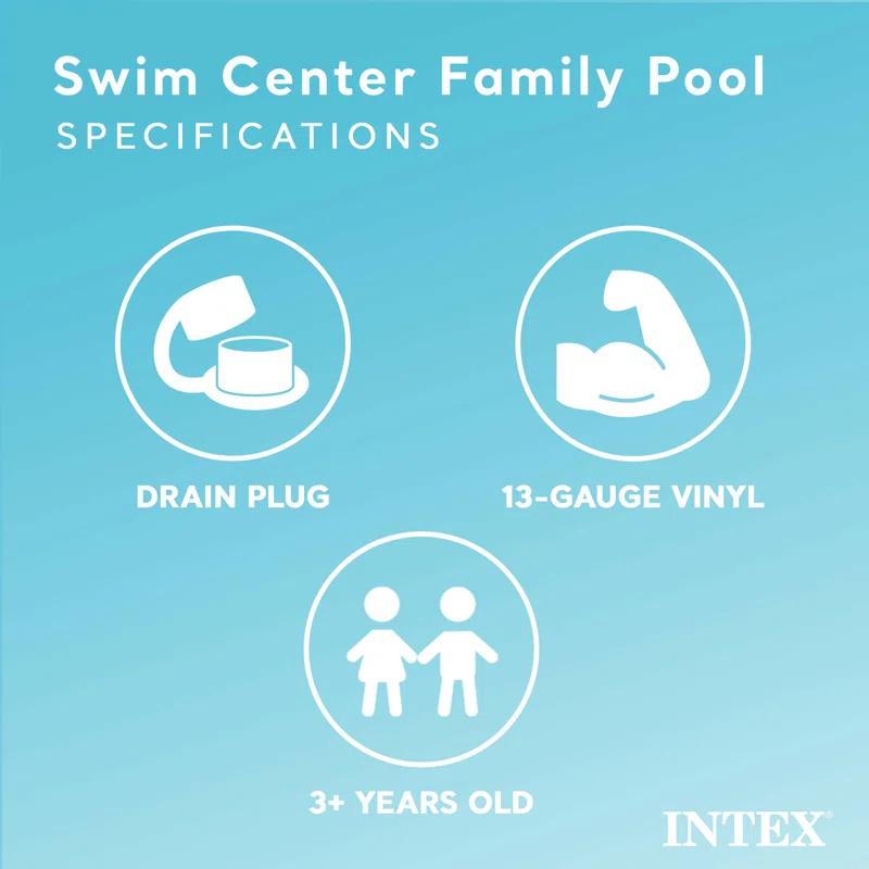 Intex Intex Inflatable Swim Center Family Pool for 2-3 Kids