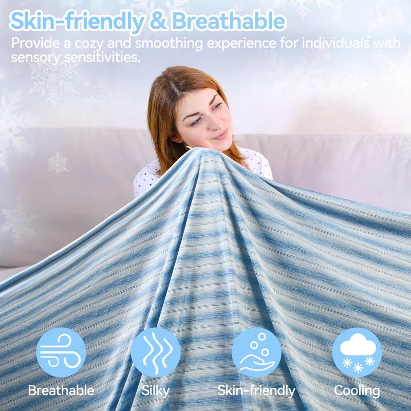Catalonia Catalonia Lightweight Cooling Blanket for Hot Sleepers
