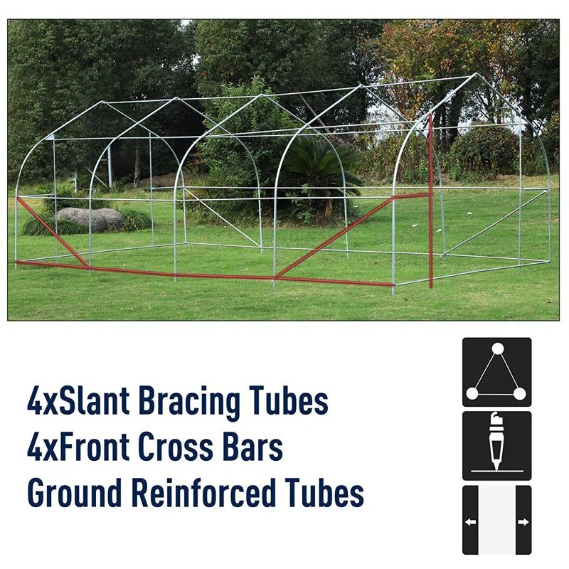 Outsunny 9.75"  W x  19.75" D Hobby Greenhouse