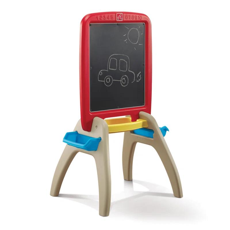 Step2 Step2 All Around Red Easel for Two Folding Board Easel