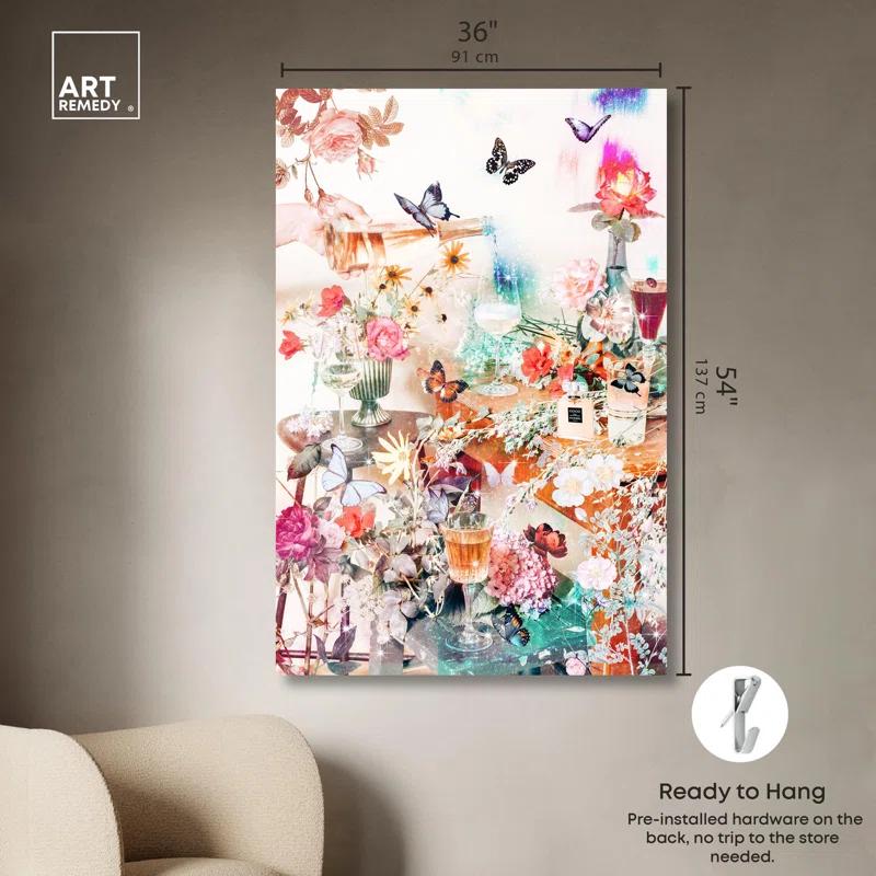 Art Remedy Bohemian Rhapsody Canvas Butterfly Art Prints by Art Remedy