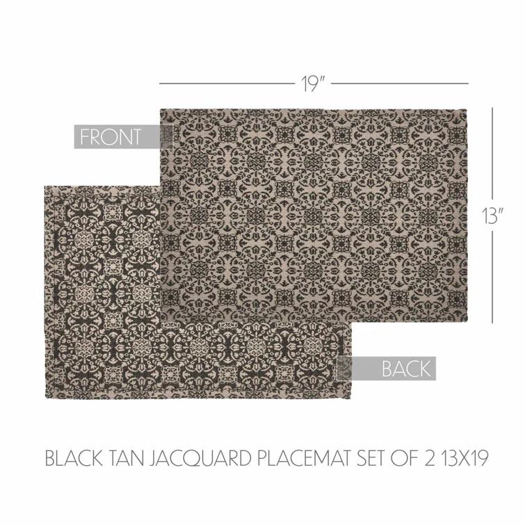 VHC Brands Custom House Geometric Rectangle Placemat (Set of 2)
