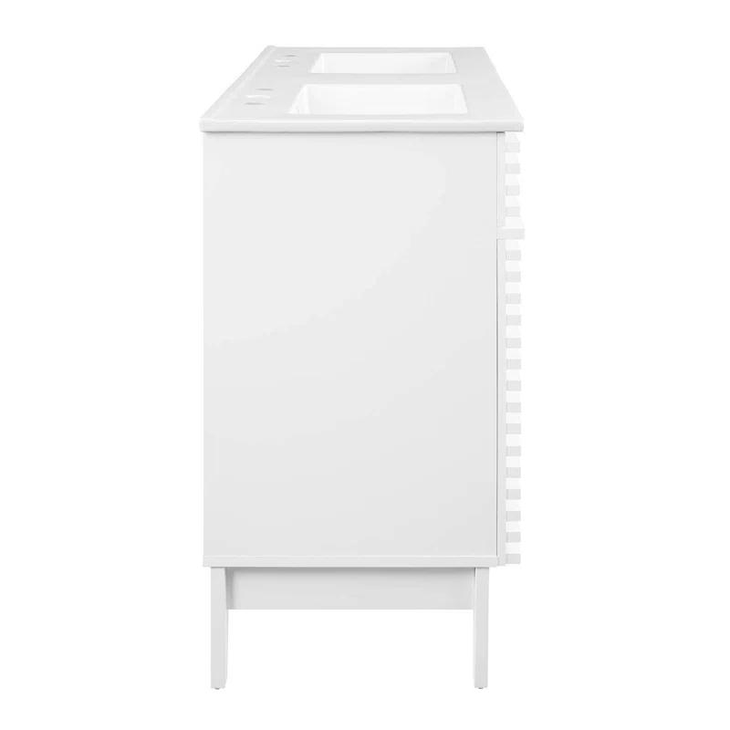 Trio Supply House Modway Render 48" Double Sink Bathroom Vanity