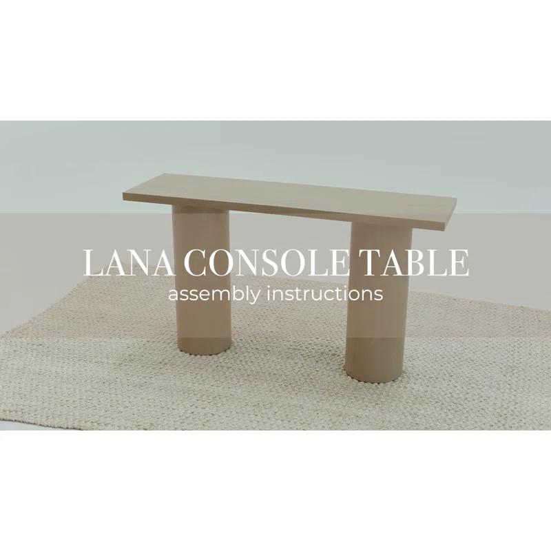 Maven Lane Maven Lane Lana Contemporary Wooden Console Table
