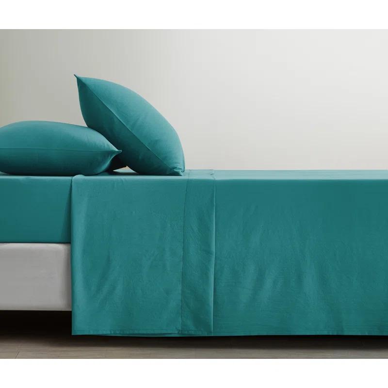 Chezmoi Collection Washed Microfiber Bedding Microfiber Sheet Set