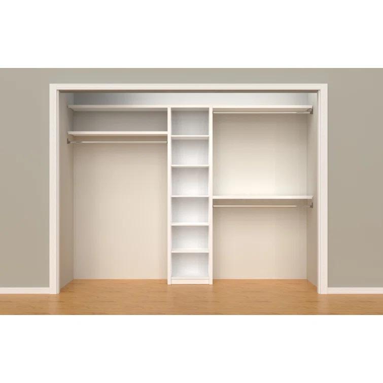SpaceCreations 44" W - 115" W Closet System Starter Kit