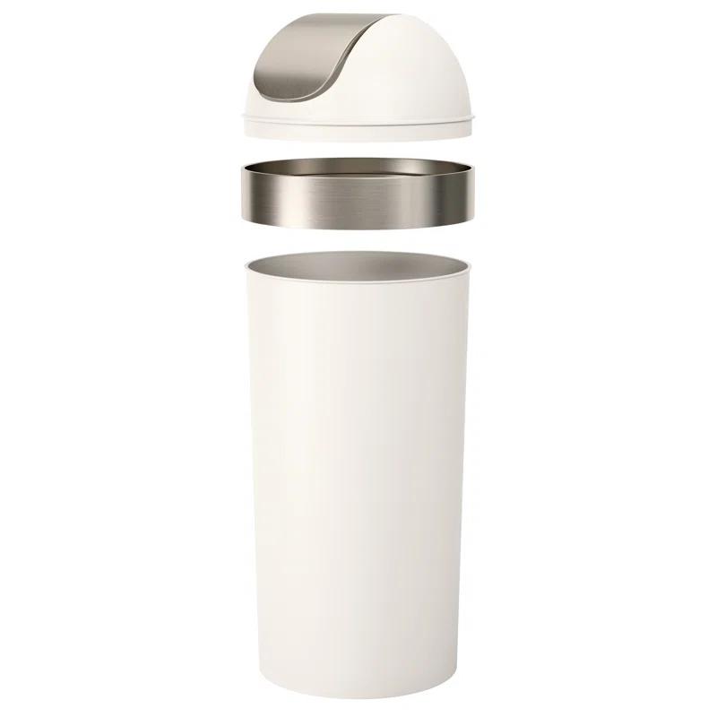 Umbra Venti Plastic Swing Top Trash Can - 16 Gallons