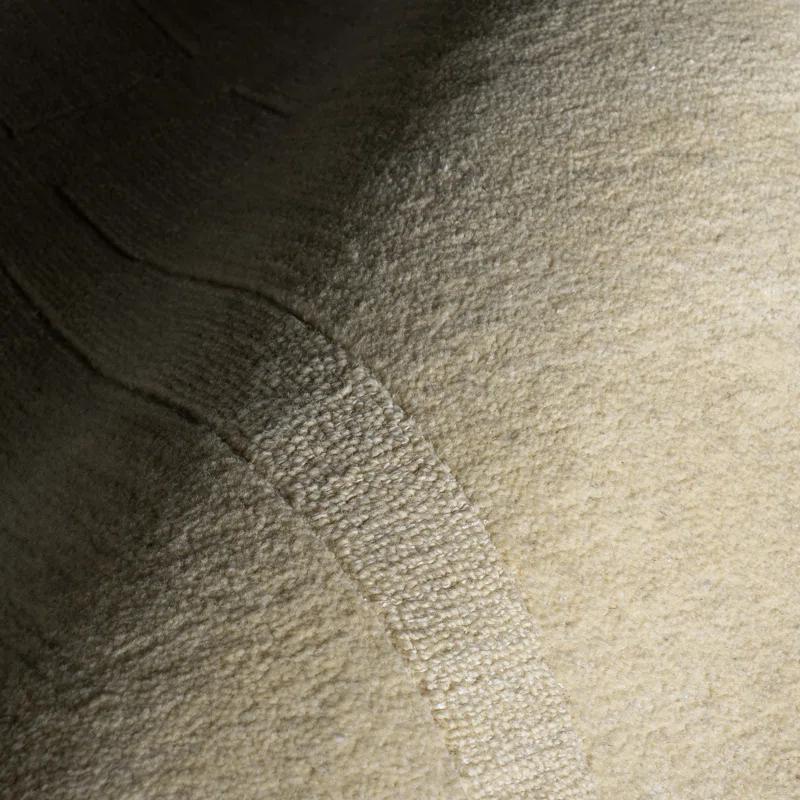 Latitude Run® Rune Bordered Wool-Blend Area Rug
