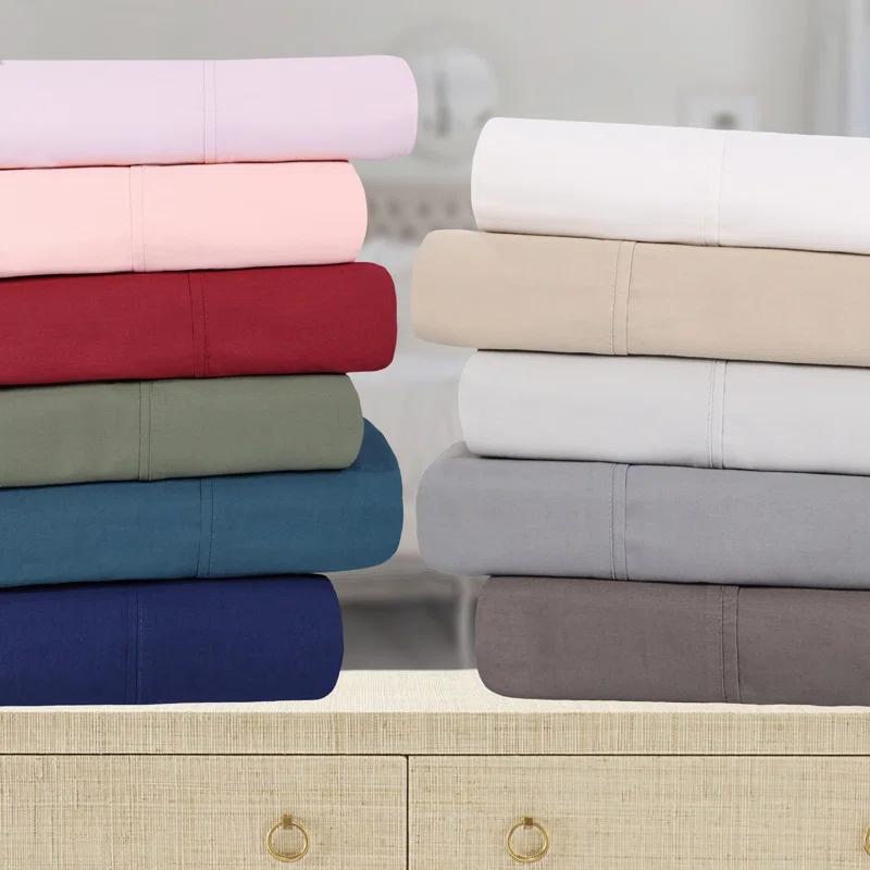 Superior Percale Cotton Woven 300 Thread Count Sheet Set