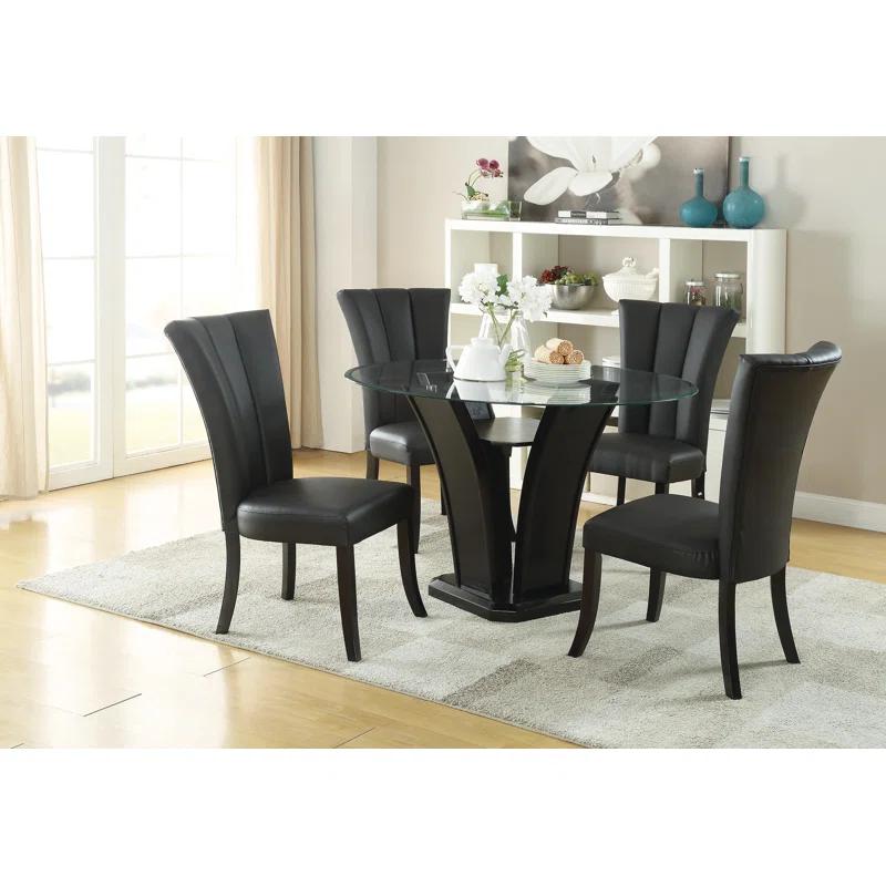 A&J Homes Studio Faux Leather Upholstered Side Chair (Set of 2)