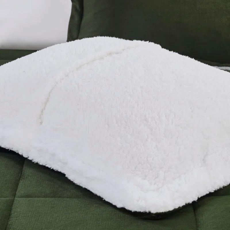 Woolrich Woolrich Alton Plush to Sherpa Down Alternative Comforter Set