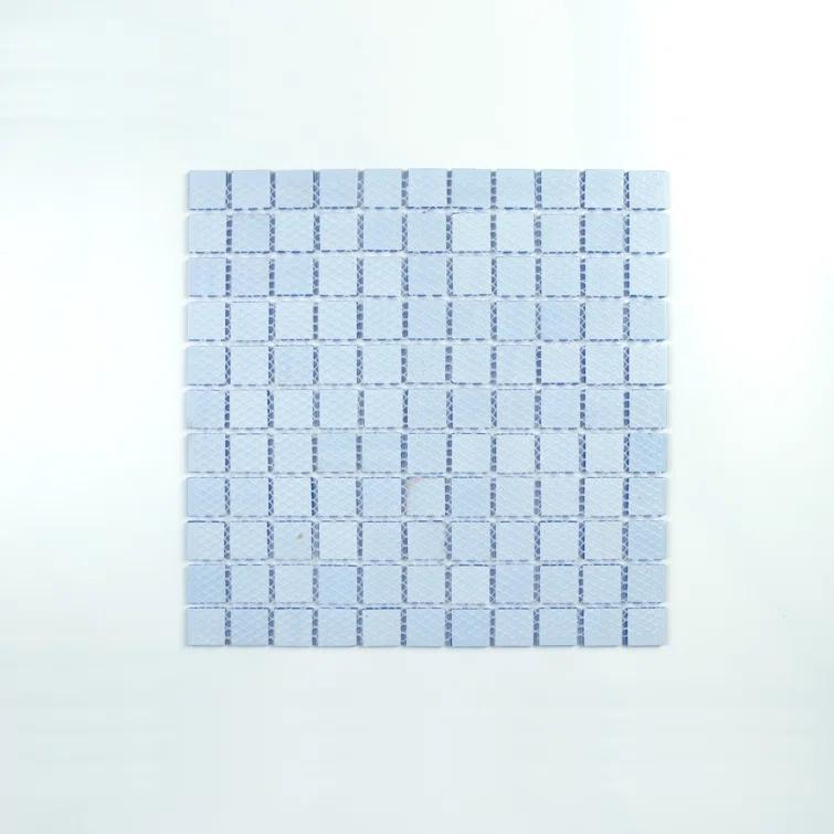 WS Tiles® 1" x 1" Straight Edge Glass Mosaic Tile