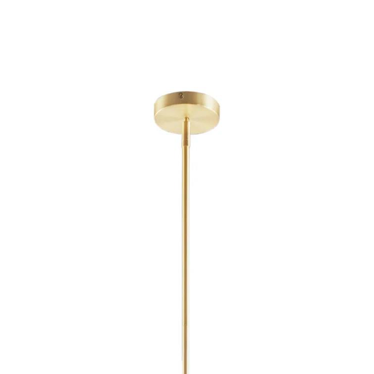 Hampton Hill Presidio 5-Light Dimmable Chandelier with Drum-shaped Fabric Shade & Adjustable Height