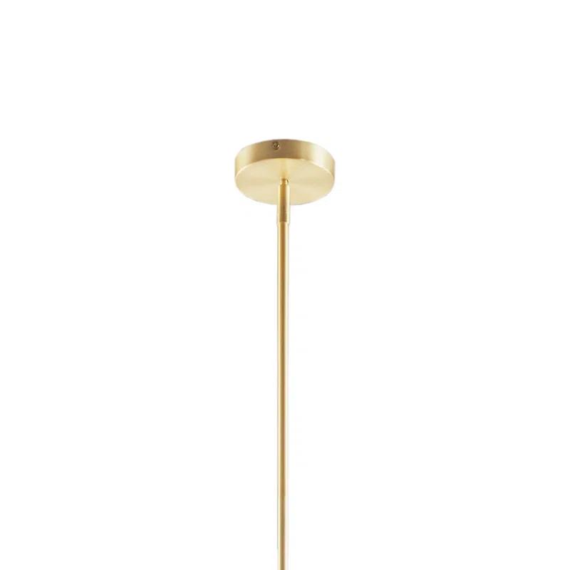 Hampton Hill Presidio 5-Light Dimmable Chandelier with Drum-shaped Fabric Shade & Adjustable Height
