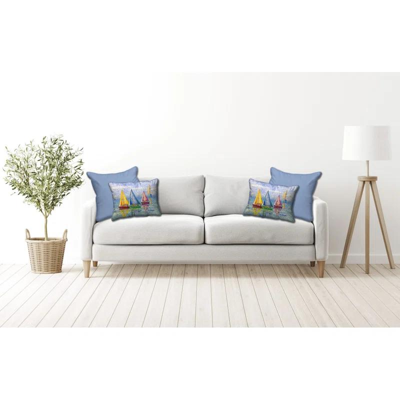 Betsy Drake Interiors No Decorative Addition Indoor/Outdoor Throw Pillow