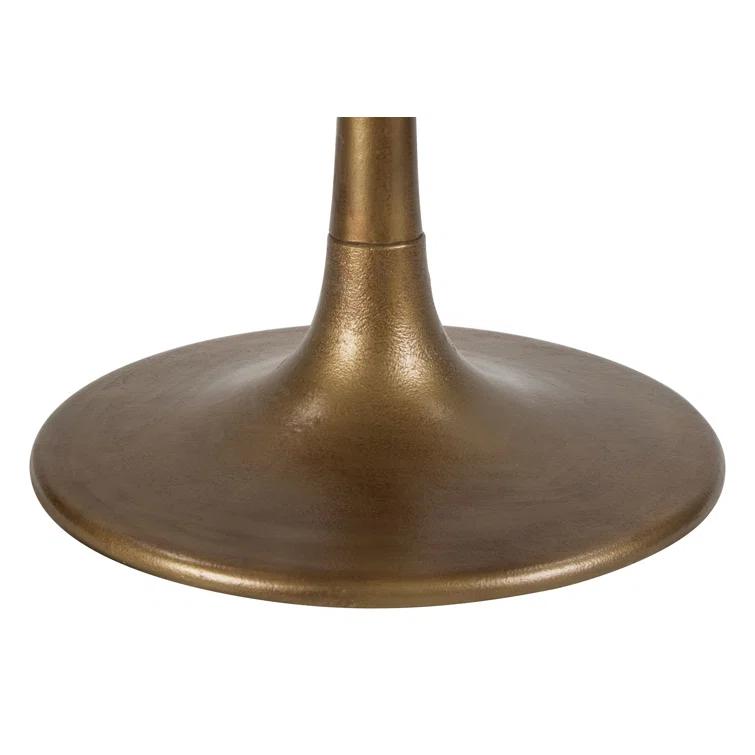 Zuo Hospitality Round Marble Top Dining Table