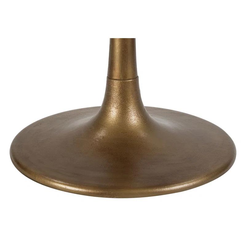 Zuo Hospitality Round Marble Top Dining Table