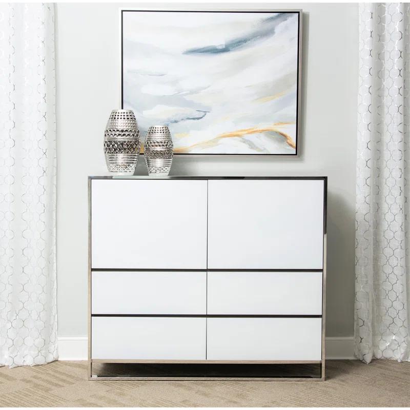Michael Amini State St. 4 Drawer Combo Dresser | Wayfair