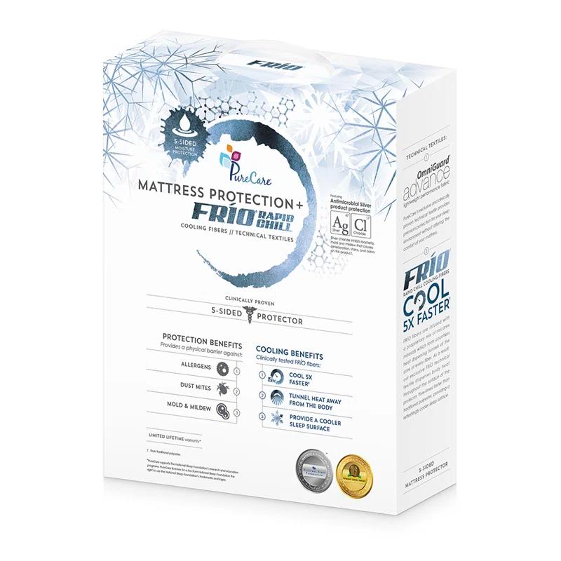 PureCare Waterproof Fitted Mattress Protector Mattress Protector Case Pack
