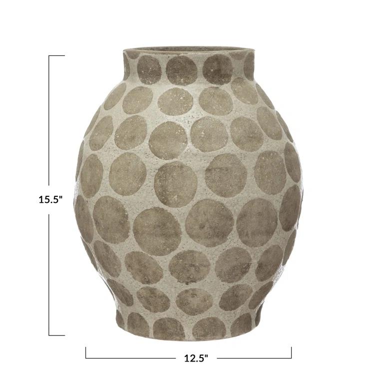 Bernel 15.5'' Terracotta Table Vase