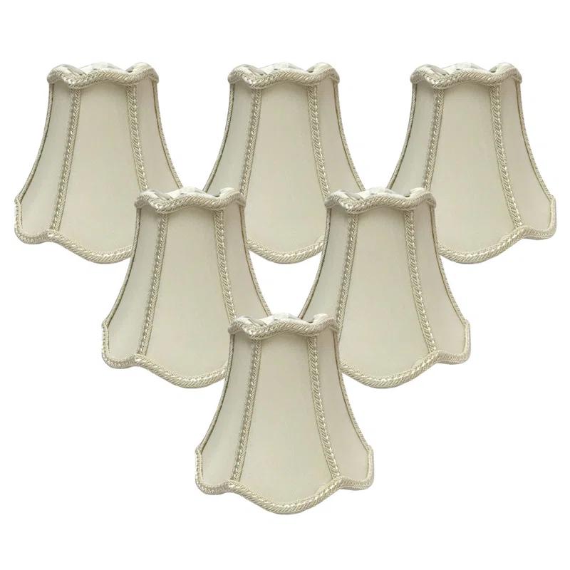 Astoria Grand 4.5'' H Silk Bell Candelabra Shade (Set of 6)