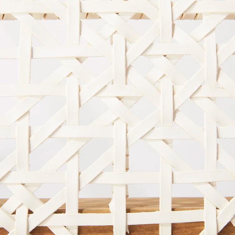 Kazbah 47" Genuine Leather Bench