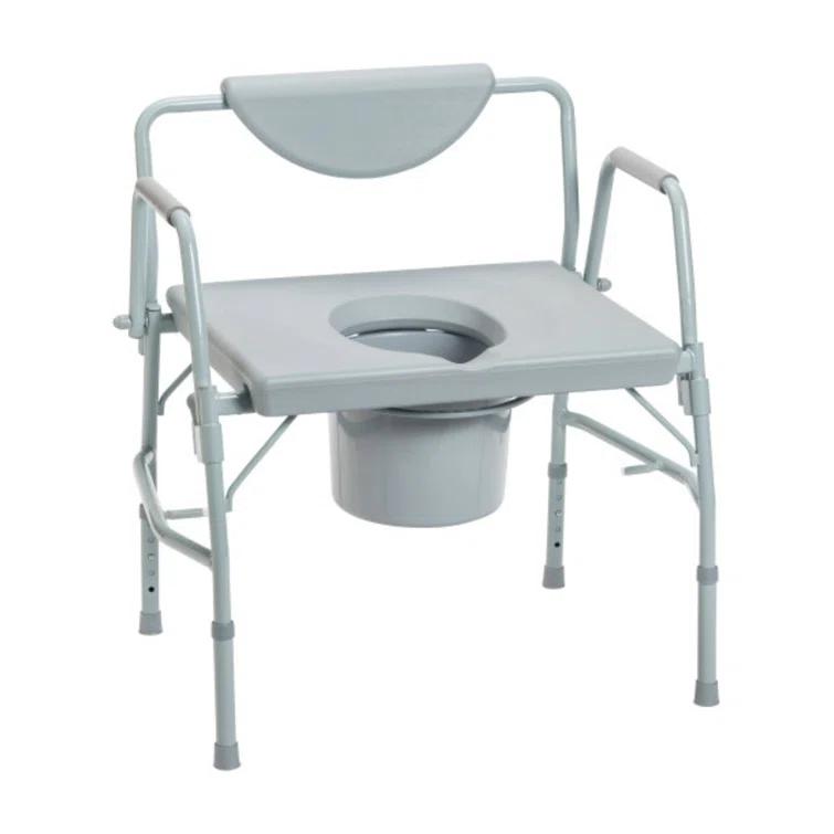 Drive Medical Bariatric Drop Arm Bedside Commode Chair 11135-1