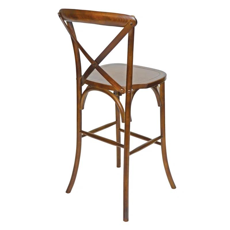 Lucca Solid Wood Counter Stool