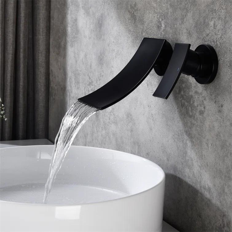 Tryimagine Wall Mount Widespread Bathroom Faucet CCNPPcc-TH-9008YH