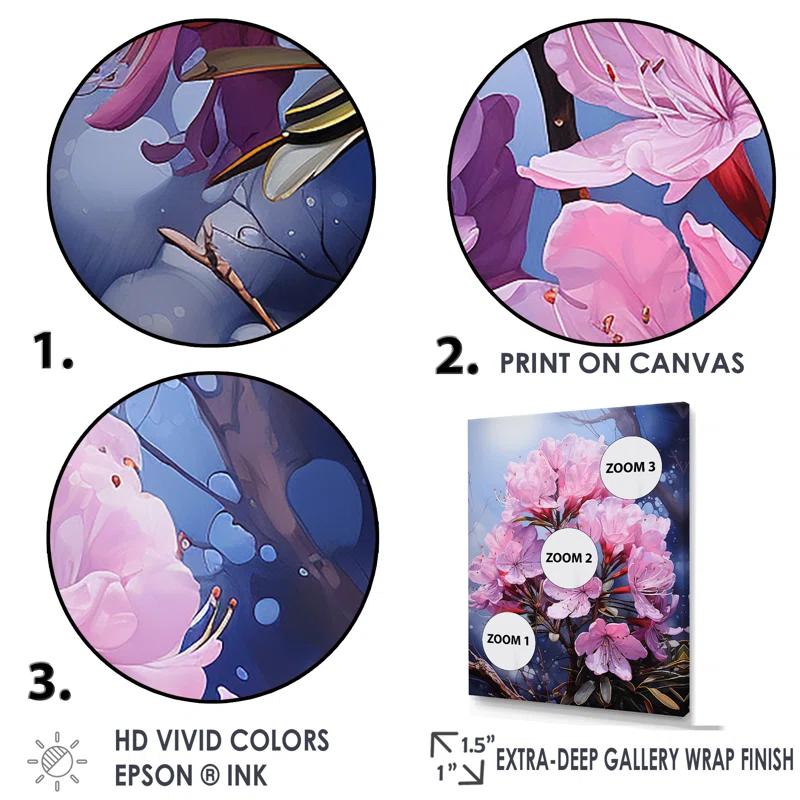 Design Art " Mystical Rhododendron Symphony Whispers II "