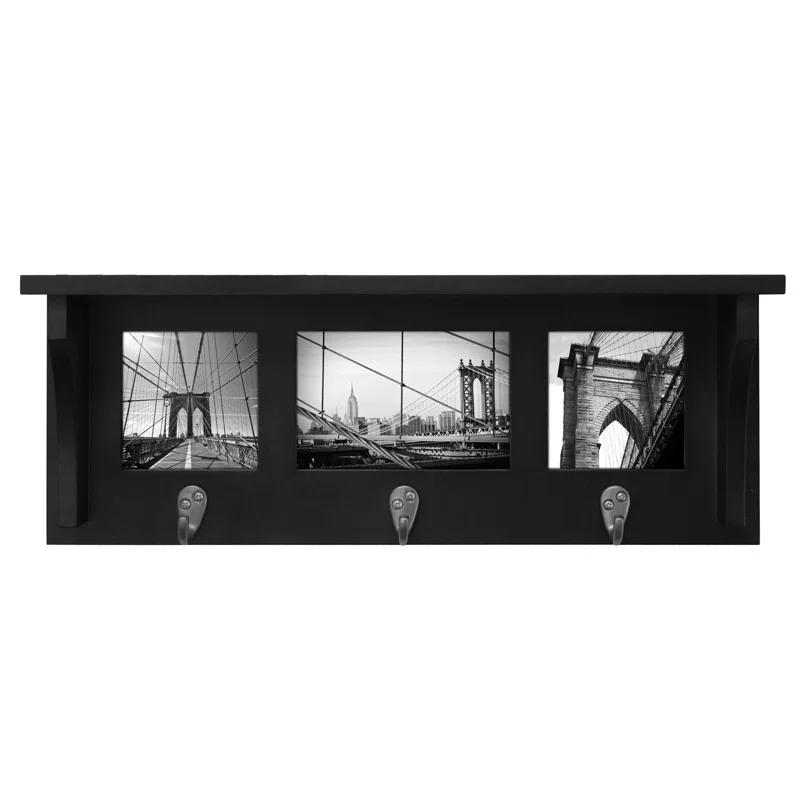 Winston Porter Lemire Wall 3 - Hook Wall Mounted Coat Rack