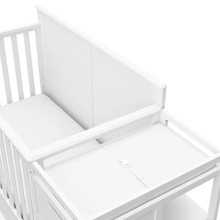 Graco Hadley 5-in-1 Convertible Crib and Changer with Storage