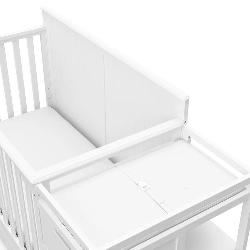 Graco Hadley 5-in-1 Convertible Crib and Changer with Storage