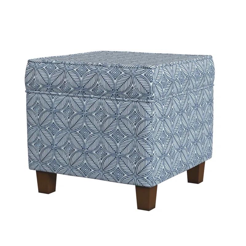 Sand & Stable™ Asha 17.5" Square Storage Ottoman