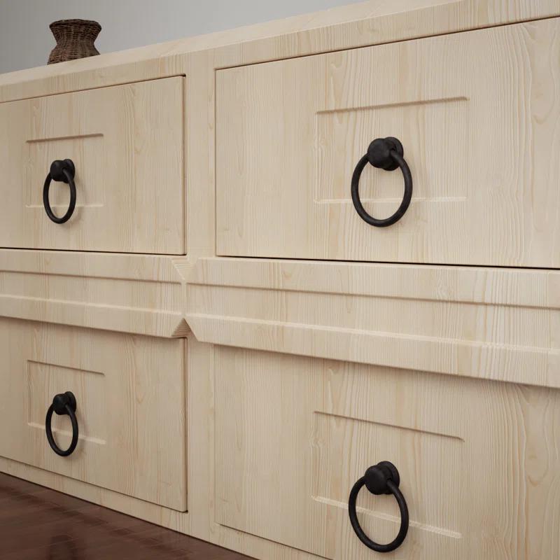 The Renovators Supply Inc. Wrought Iron Ring Pull Multipack (Set of 4)