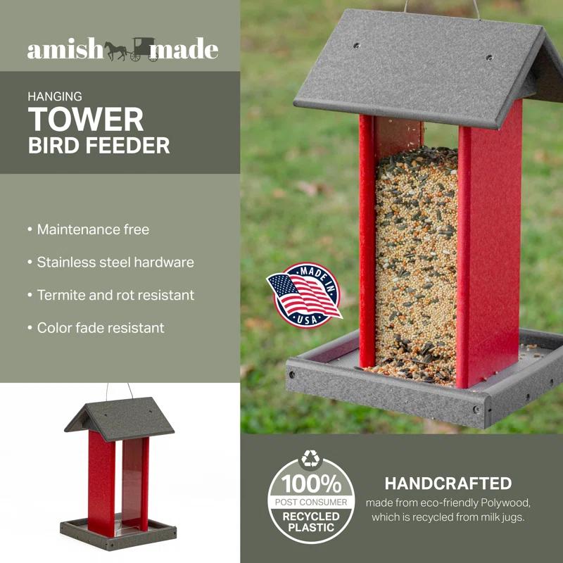 Outdoor Leisure Products Hanging Hopper Bird Feeder